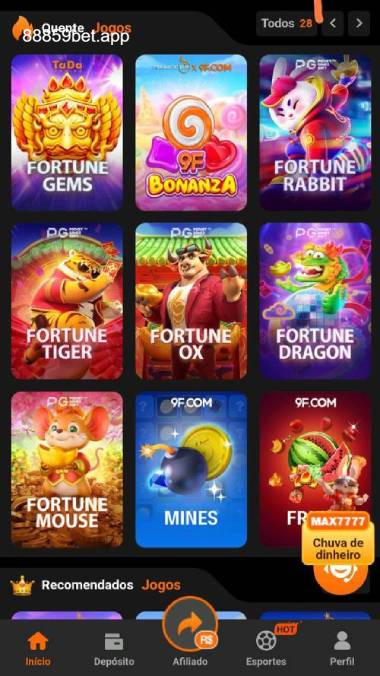 Aplicativo móvel 88859BET para iOS e Android